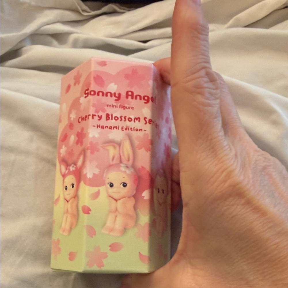 Sonny Angel calico cat Cherry Blossom Series Mini Figure - Pink